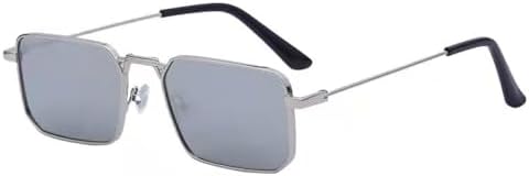 Солнцезащитные очки прямоугольной формы 2027 года для женщин, очки в металлической оправе, винтажные квадратные солнцезащитные очки для мужчин и женщин MTZJH, Silver White
Солнцезащитные очки прямоугольной формы 2027 года для женщин, очки в металлической оправе, винтажные квадратные солнцезащитные очки для мужчин и женщин MTZJH, Silver White