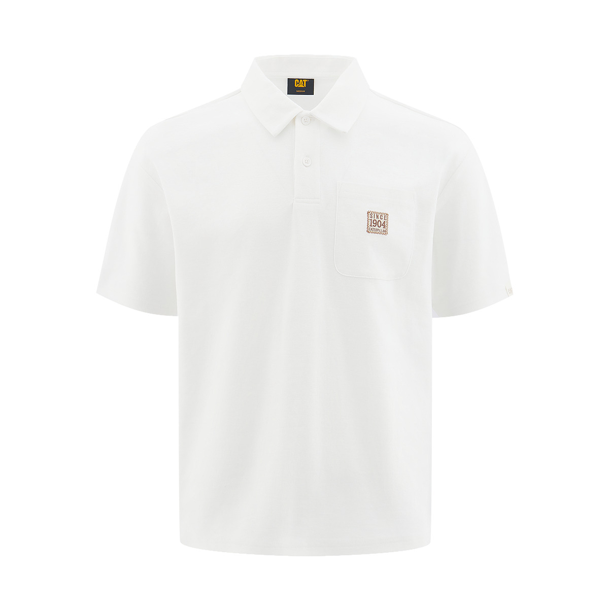 Мужская поло CAT, белый
Мужская поло CAT, белый
