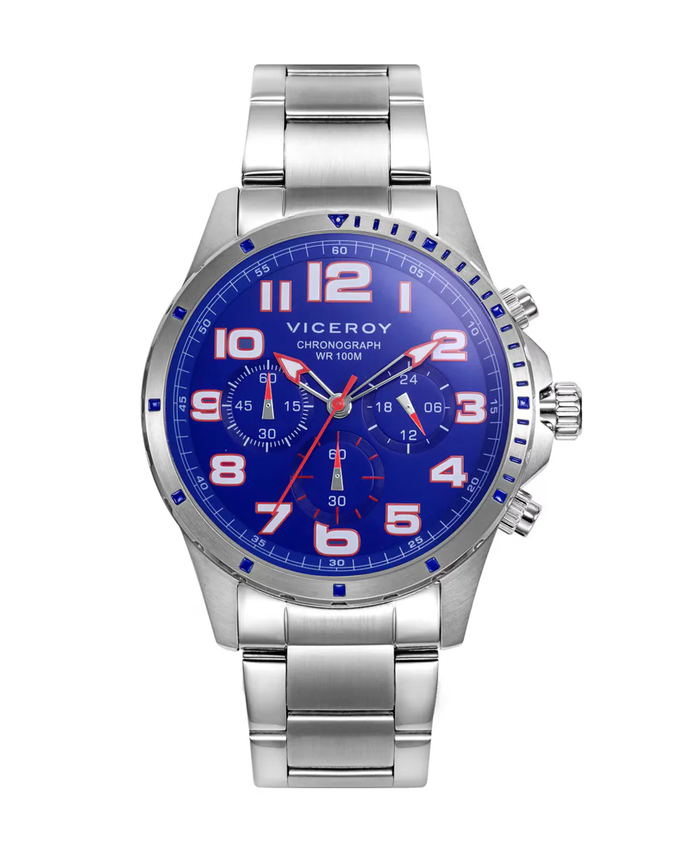 Мужские часы Heat со стальным корпусом и браслетом Viceroy, серебряный
Мужские часы Heat со стальным корпусом и браслетом Viceroy, серебряный