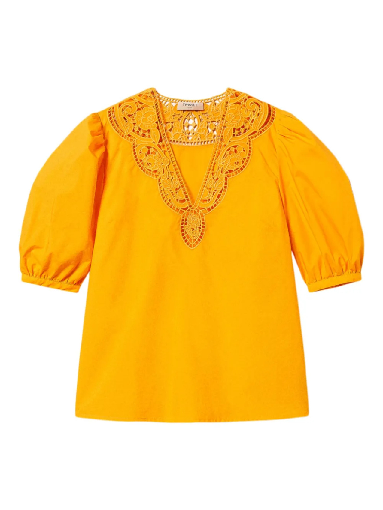 Блузка с английской вышивкой TWINSET, оранжевый
Блузка с английской вышивкой TWINSET, оранжевый
