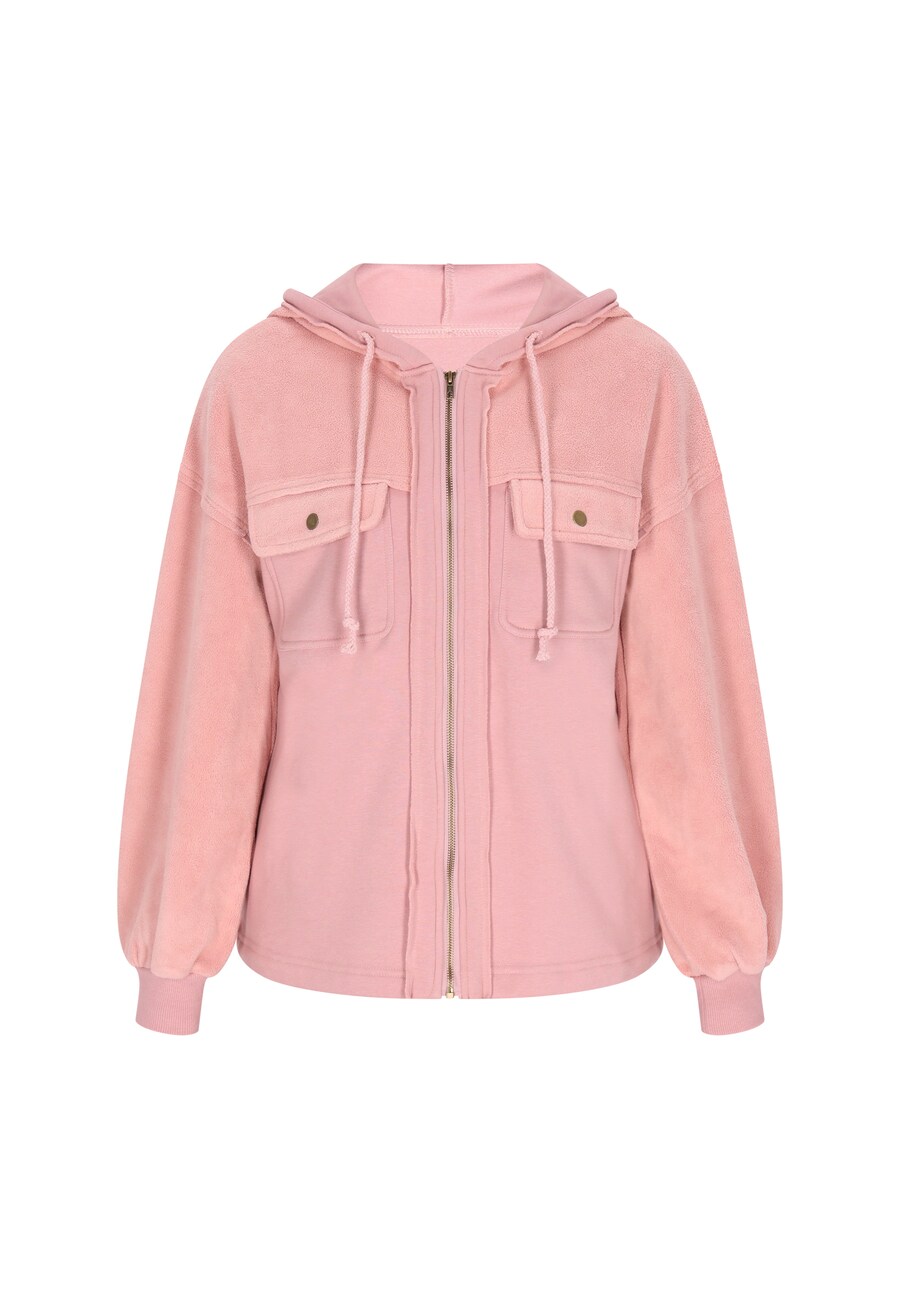 Толстовка с капюшоном на молнии ROCKEASY, розовый
Толстовка с капюшоном на молнии ROCKEASY, розовый