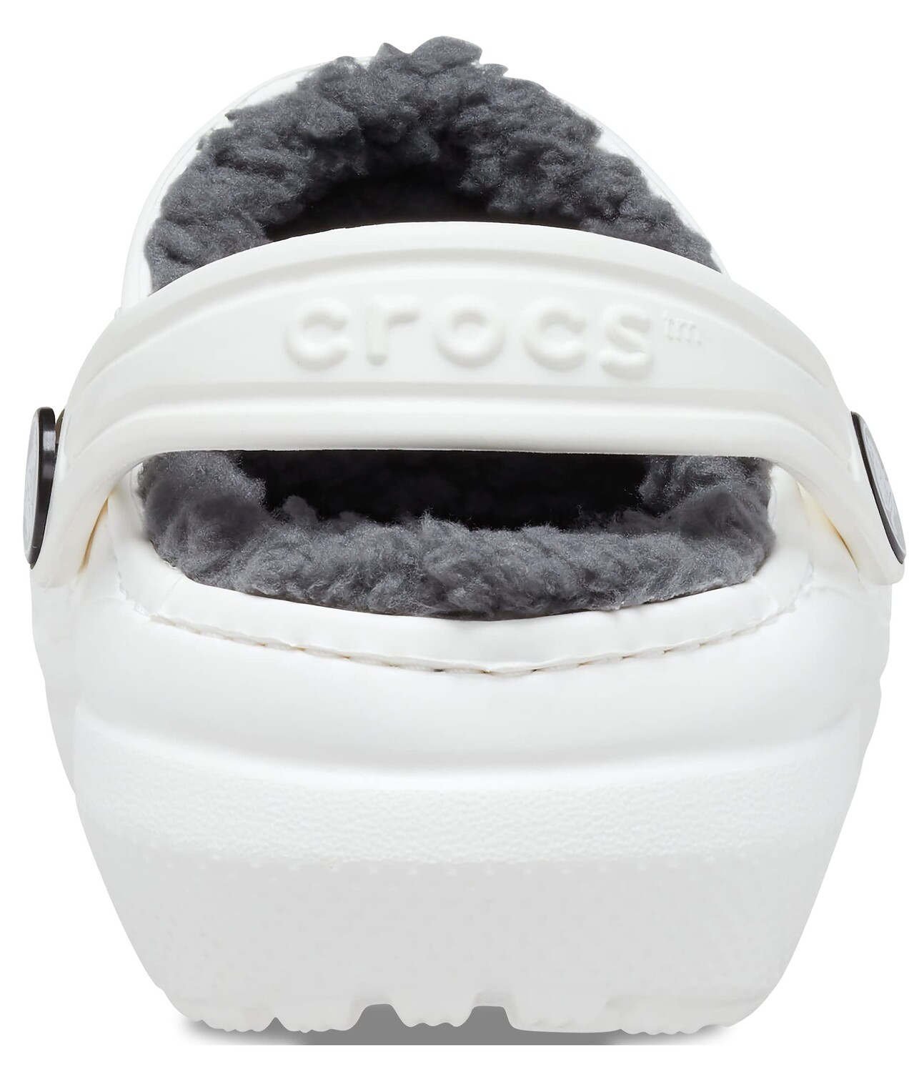 Сабо Crocs Kids Classic Lined Clog (Little Kid/Big Kid), белый/серый 
Сабо Crocs Kids Classic Lined Clog (Little Kid/Big Kid), белый/серый