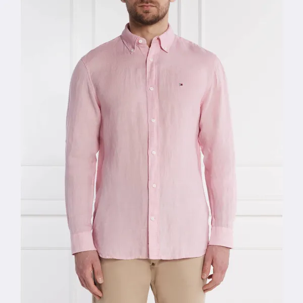 Льняная рубашка стандартного кроя, окрашенная пигментом Tommy Hilfiger, розовый
Льняная рубашка стандартного кроя, окрашенная пигментом Tommy Hilfiger, розовый
