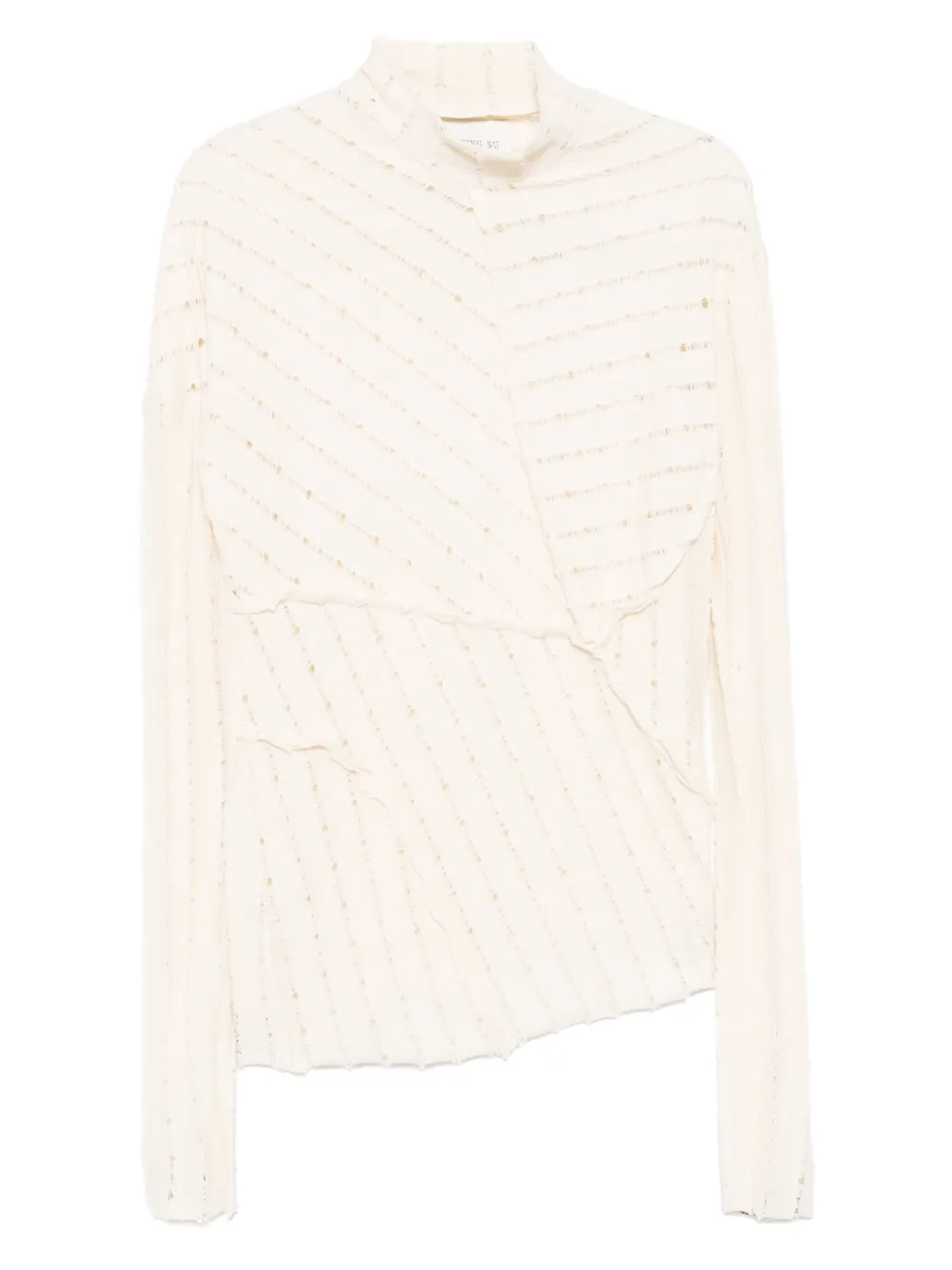 Топ с длинными рукавами CHIAHUNG SU, нейтральный
Топ с длинными рукавами CHIAHUNG SU, нейтральный