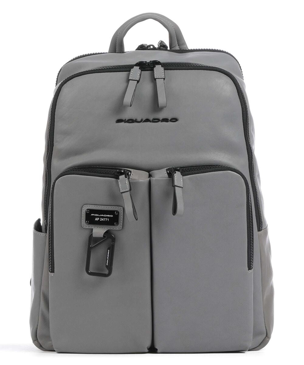 Кожаный рюкзак для ноутбука Harper 13 дюймов Piquadro, серый
Кожаный рюкзак для ноутбука Harper 13 дюймов Piquadro, серый