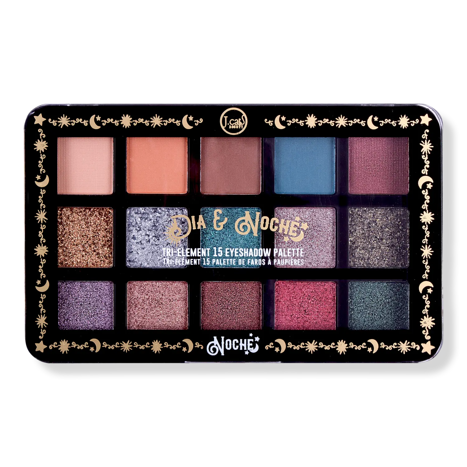 Палитра теней Dia & Noche Tri-Element 15 Eyeshadow Palette - Noche J.Cat Beauty
Палитра теней Dia & Noche Tri-Element 15 Eyeshadow Palette - Noche J.Cat Beauty