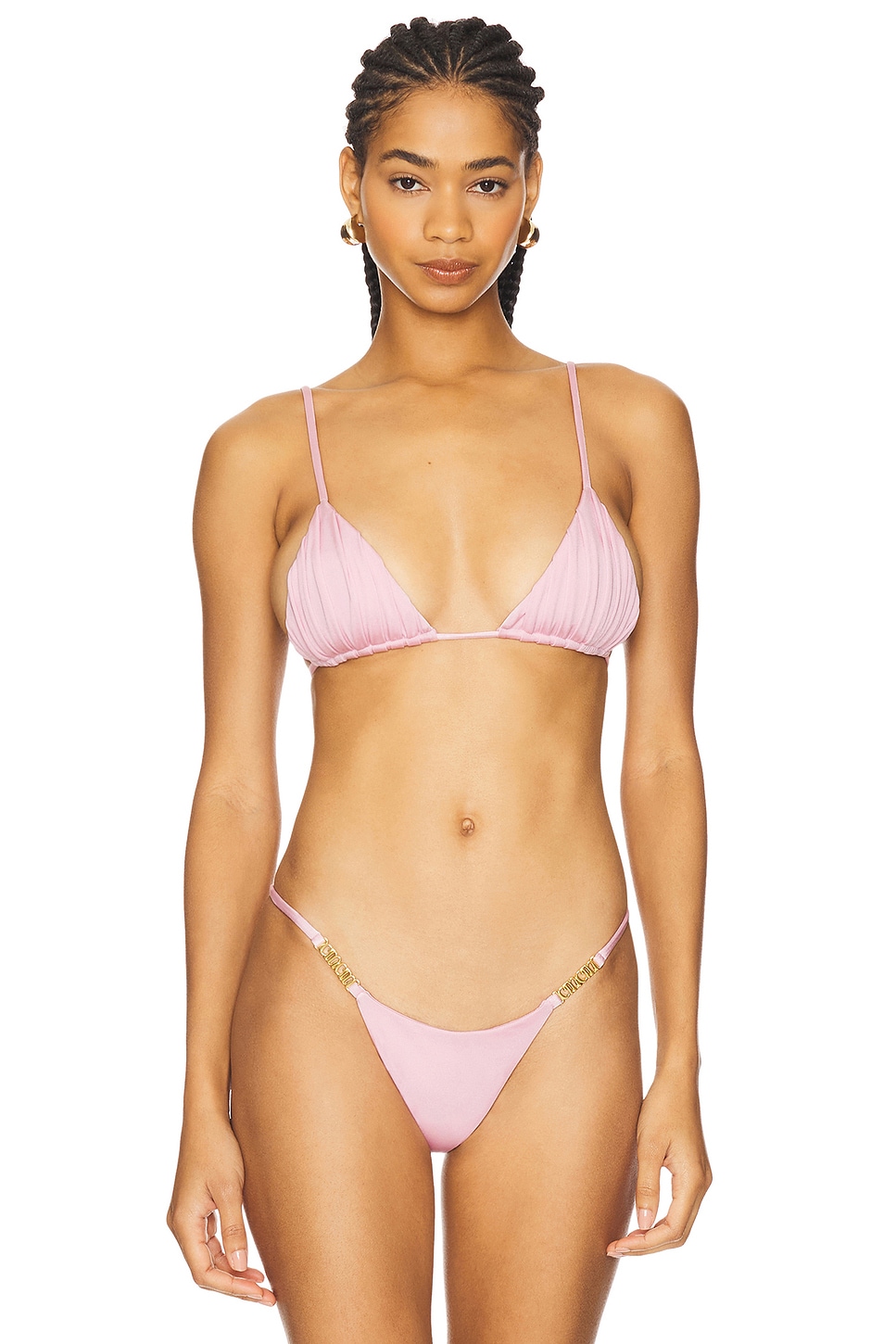 Era топ треугольной формы с рюшами Cin Cin, ballet pink
Era топ треугольной формы с рюшами Cin Cin, ballet pink