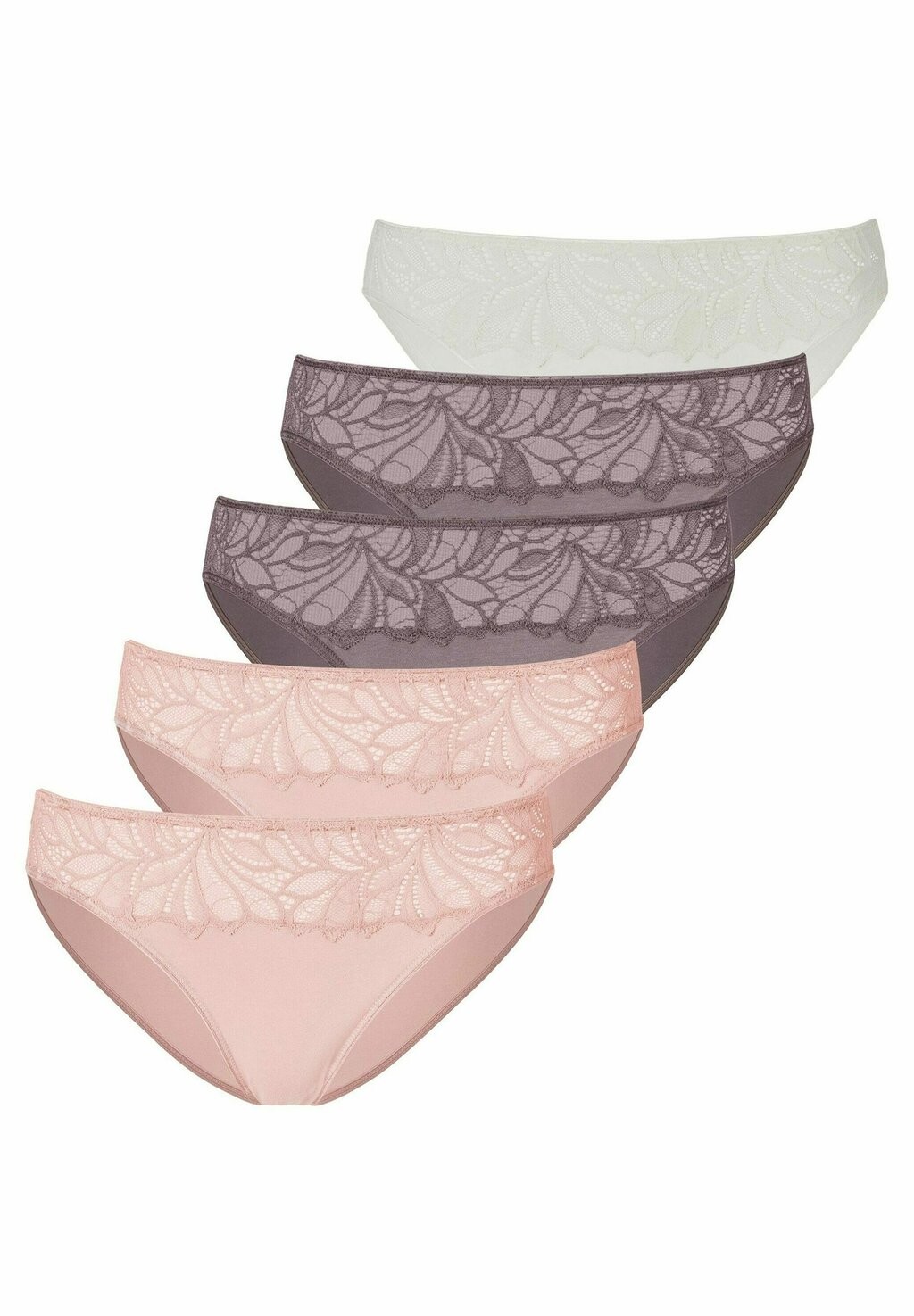 Трусики 5PACK LASCANA, цвет rosé / taupe/ creme 
Трусики 5PACK LASCANA, цвет rosé / taupe/ creme