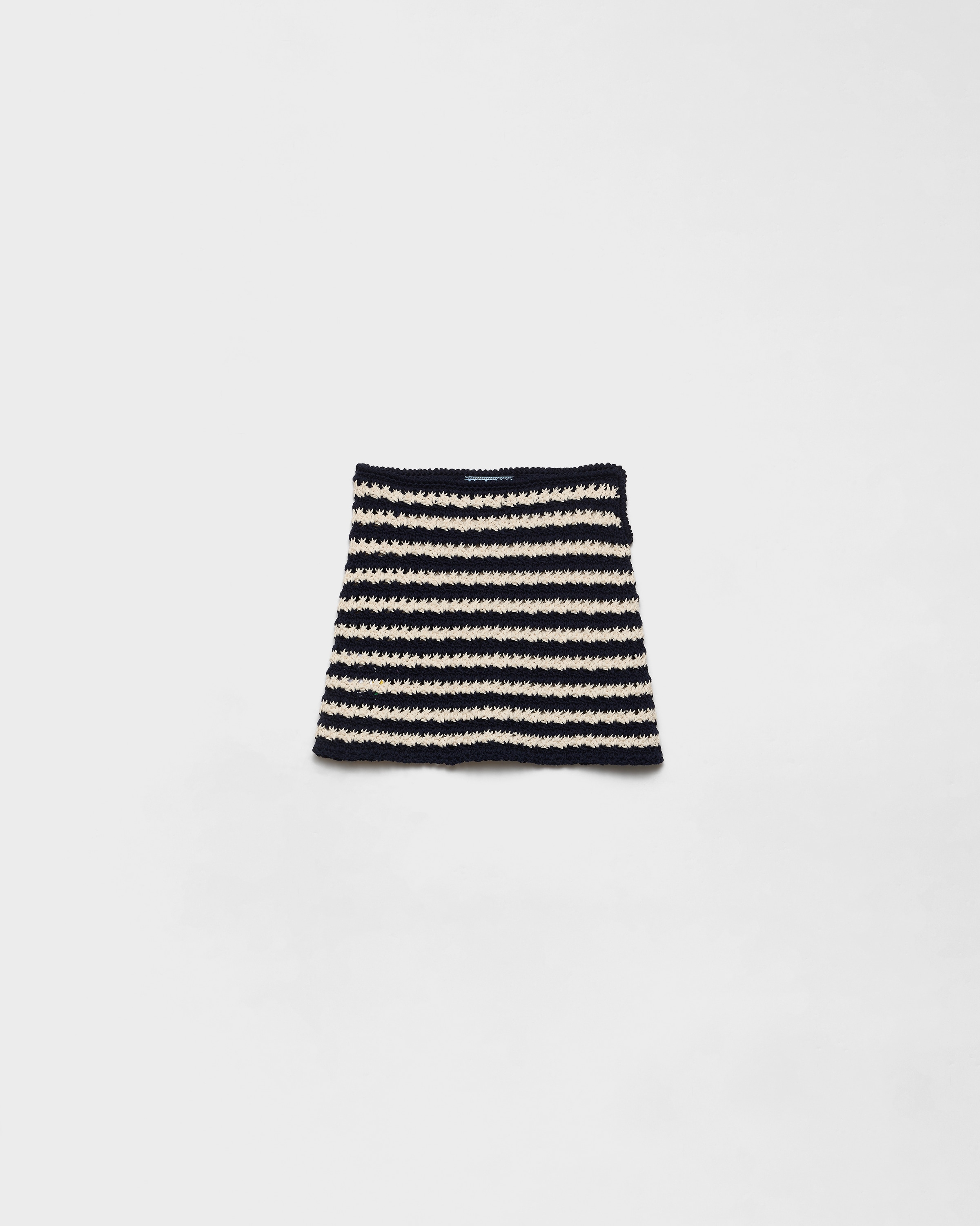 Хлопковая мини-юбка крючком Prada, синий
Хлопковая мини-юбка крючком Prada, синий