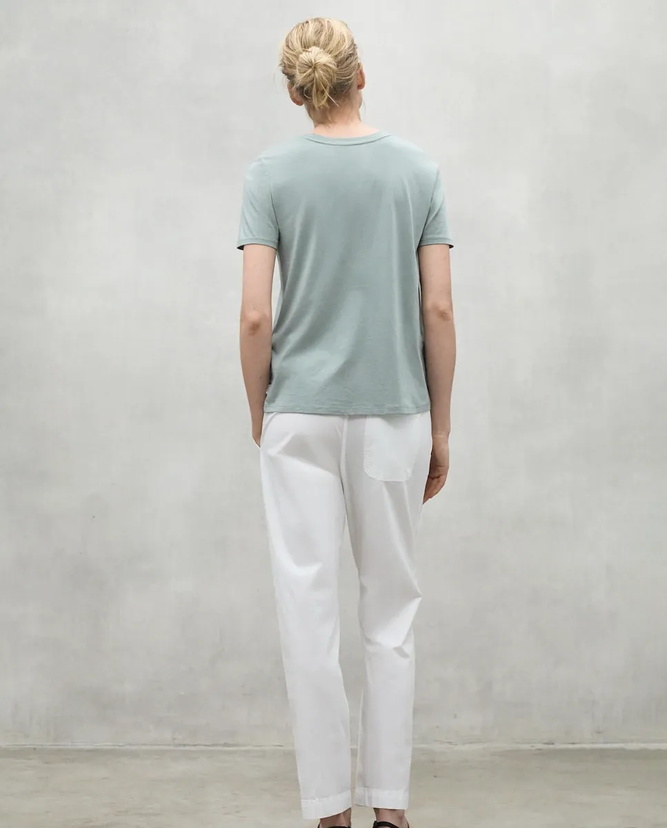 Женская однотонная футболка с короткими рукавами и круглым вырезом Ecoalf, зеленый
Женская однотонная футболка с короткими рукавами и круглым вырезом Ecoalf, зеленый