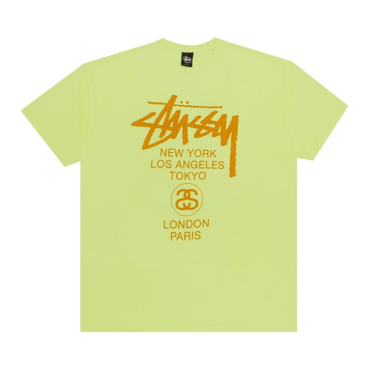 Футболка Stussy World Tour 'Neon Yellow', желтый
Футболка Stussy World Tour 'Neon Yellow', желтый