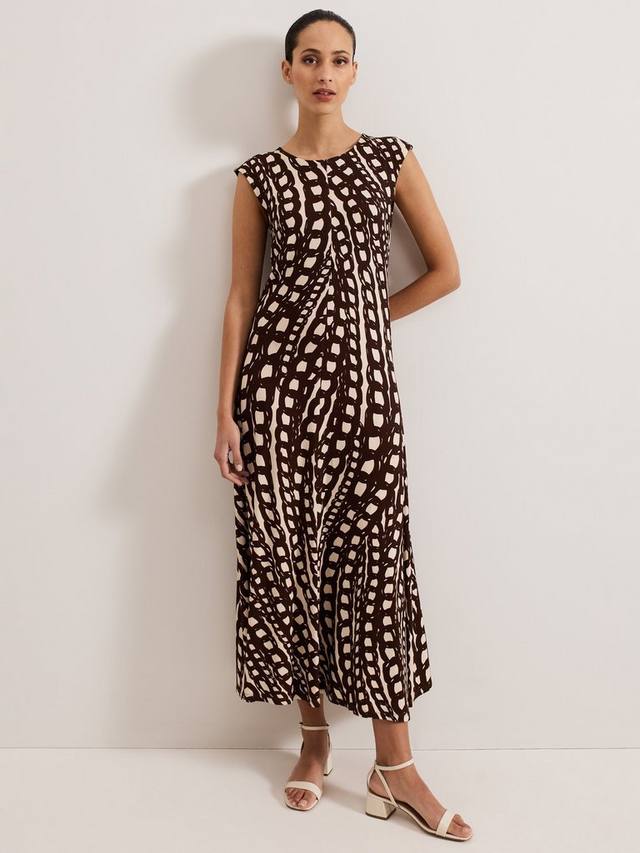 Платье мидакси с принтом на цепочке от кристи Phase Eight, коричневый
Платье мидакси с принтом на цепочке от кристи Phase Eight, коричневый