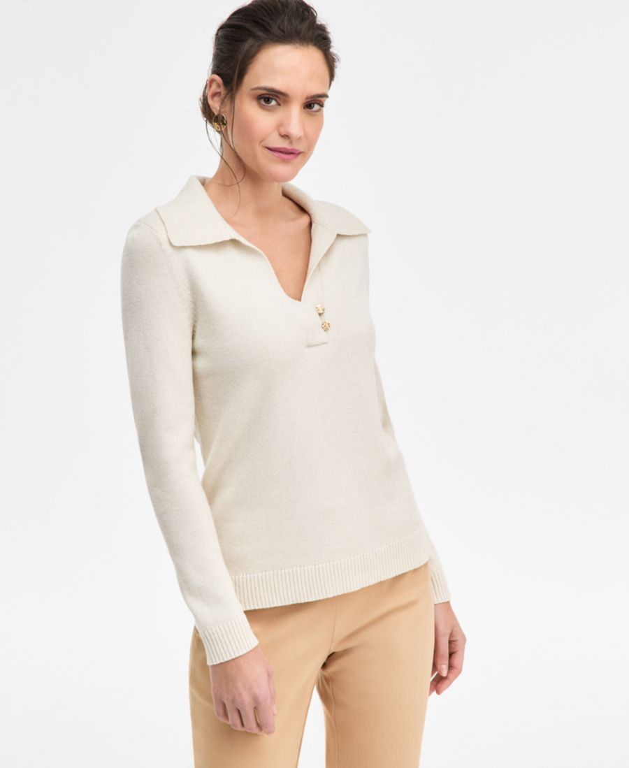 Женский свитер с воротником-стойкой из люрекса Lurex Shine, эксклюзивно представленный в Macy's JM Collection, Neo Natural Lurex Combo
Женский свитер с воротником-стойкой из люрекса Lurex Shine, эксклюзивно представленный в Macy's JM Collection, Neo Natural Lurex Combo