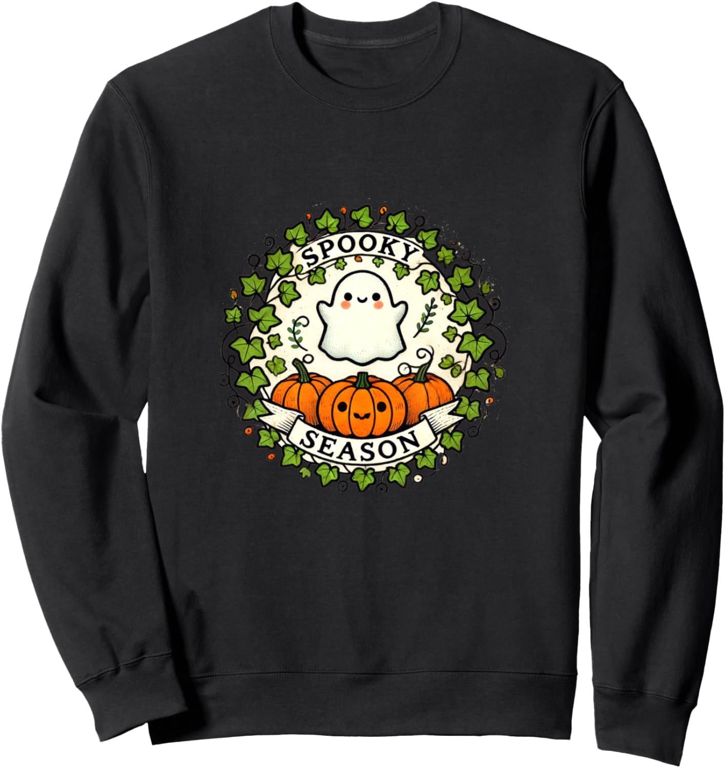 Толстовка с изображением призрака и надписью «Хэллоуин - жуткий сезон» Retro Halloween Snugg, черный
Толстовка с изображением призрака и надписью «Хэллоуин - жуткий сезон» Retro Halloween Snugg, черный