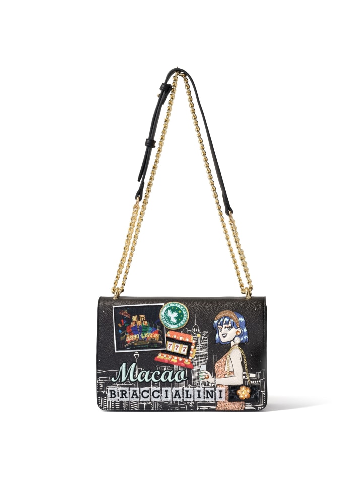 Наплечная сумка Braccialini, цвет multicolored
Наплечная сумка Braccialini, цвет multicolored