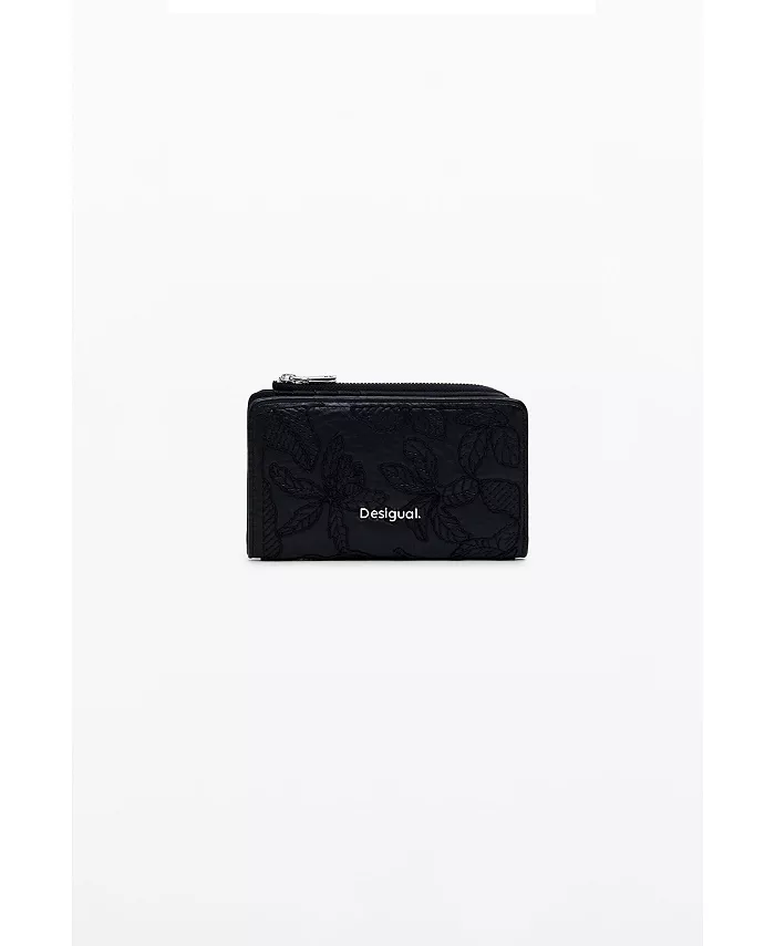 Женский маленький вышитый кошелек Desigual, черный
Женский маленький вышитый кошелек Desigual, черный