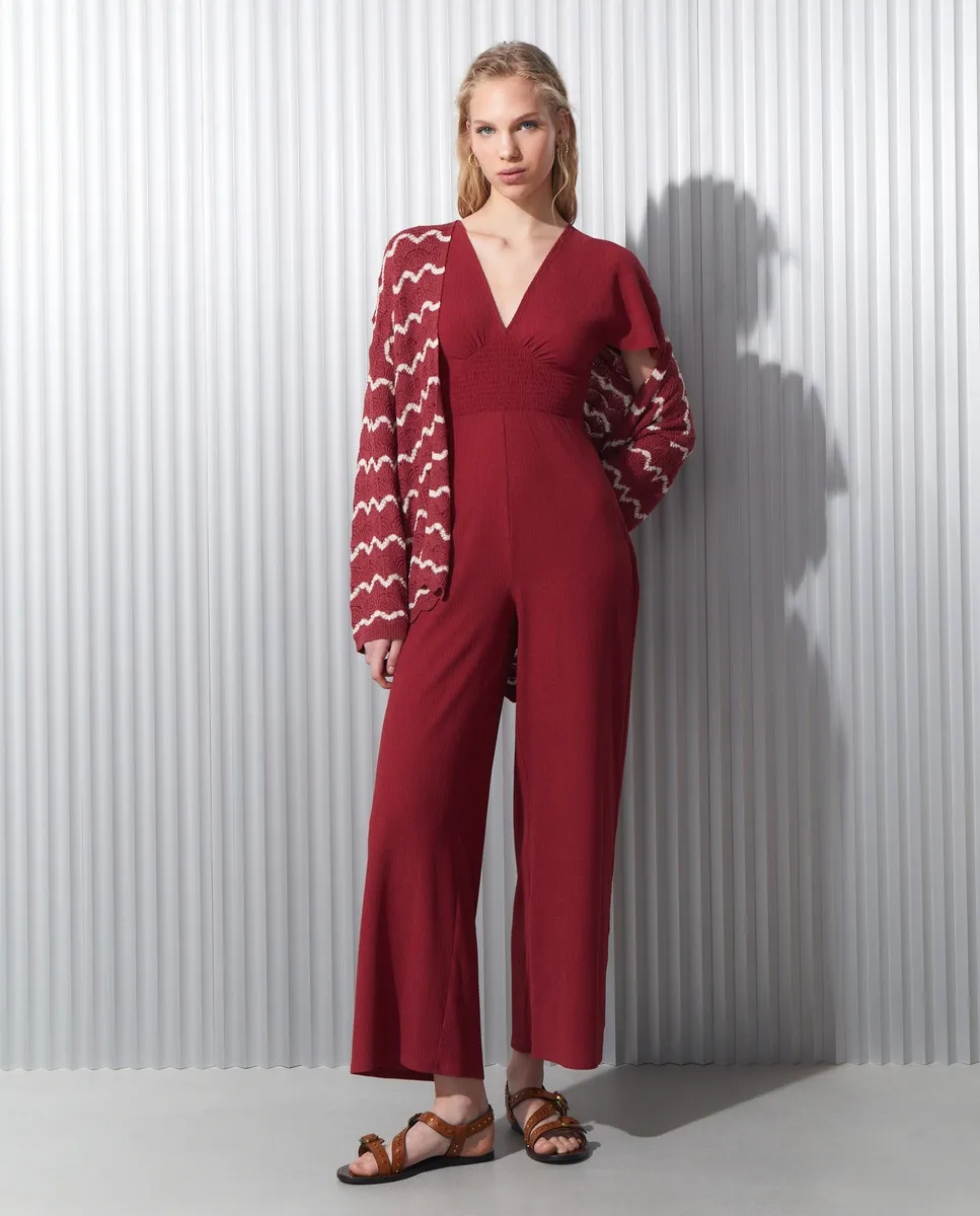 Женский комбинезон с короткими рукавами и цветочным принтом Easy Wear, терракотовый
Женский комбинезон с короткими рукавами и цветочным принтом Easy Wear, терракотовый