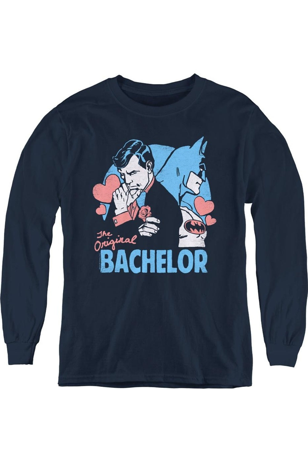 Футболка с длинным рукавом DC Comics для молодежи Gildan, темно-синий
Футболка с длинным рукавом DC Comics для молодежи Gildan, темно-синий