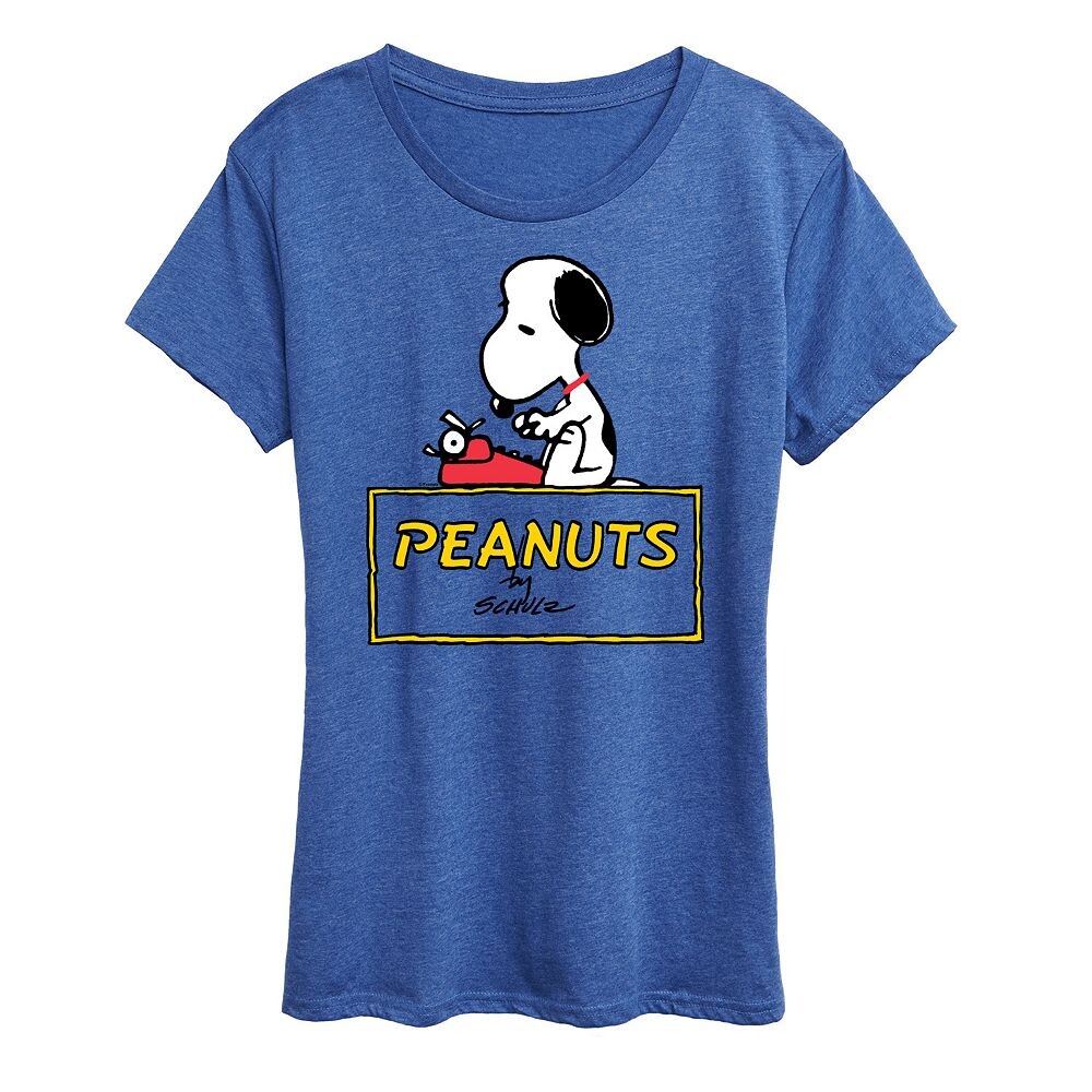 Женская футболка с логотипом Peanuts Snoopy Typing и графическим рисунком Licensed Character, цвет Heather Royal Blue
Женская футболка с логотипом Peanuts Snoopy Typing и графическим рисунком Licensed Character, цвет Heather Royal Blue