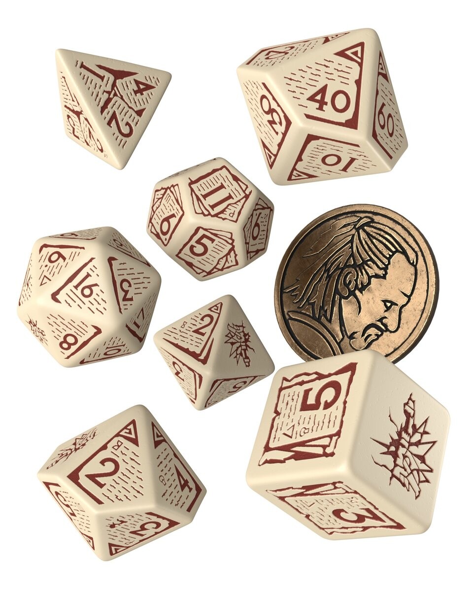 Rpg Dice The Witcher Vesemir Old Wolf RGFK Набор из 7 кубиков + монета
Rpg Dice The Witcher Vesemir Old Wolf RGFK Набор из 7 кубиков + монета