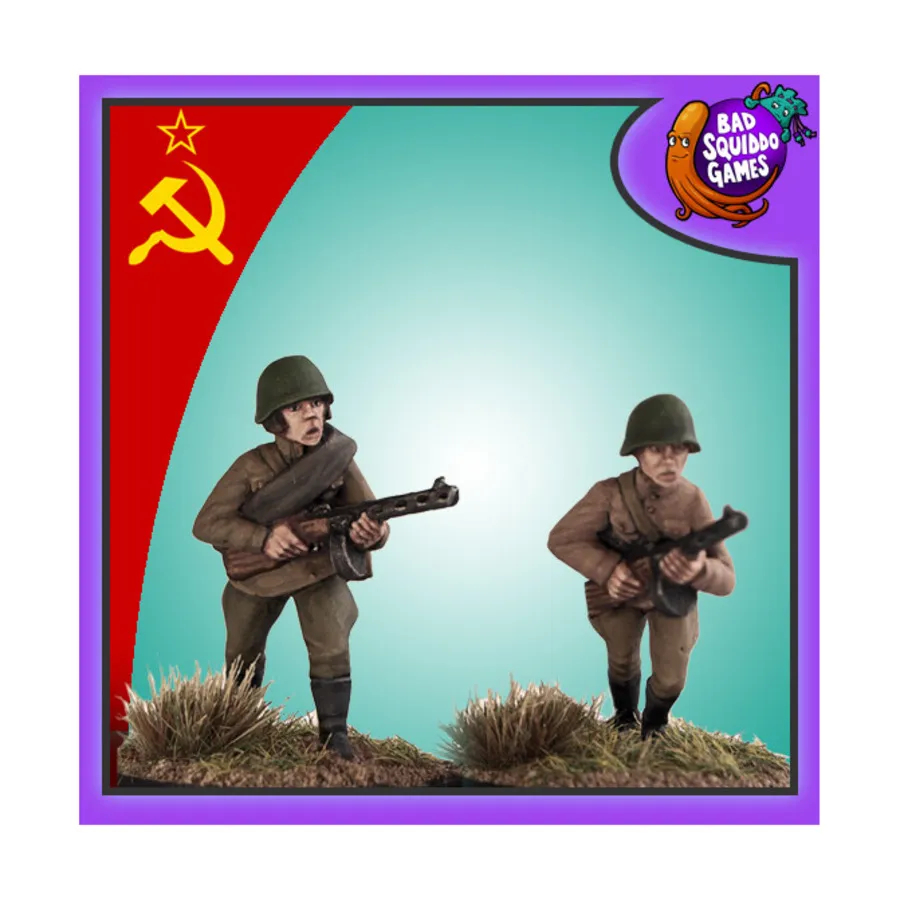 Советская пехота с ПП, Women of WW2 - Soviet (28mm)
Советская пехота с ПП, Women of WW2 - Soviet (28mm)