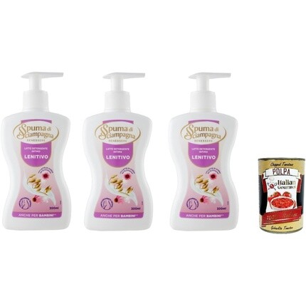 Spuma Di Sciampagna успокаивающее средство для интимной гигиены + мякоть итальянского изысканного томата Italian Gourmet E.R
Spuma Di Sciampagna успокаивающее средство для интимной гигиены + мякоть итальянского изысканного томата Italian Gourmet E.R