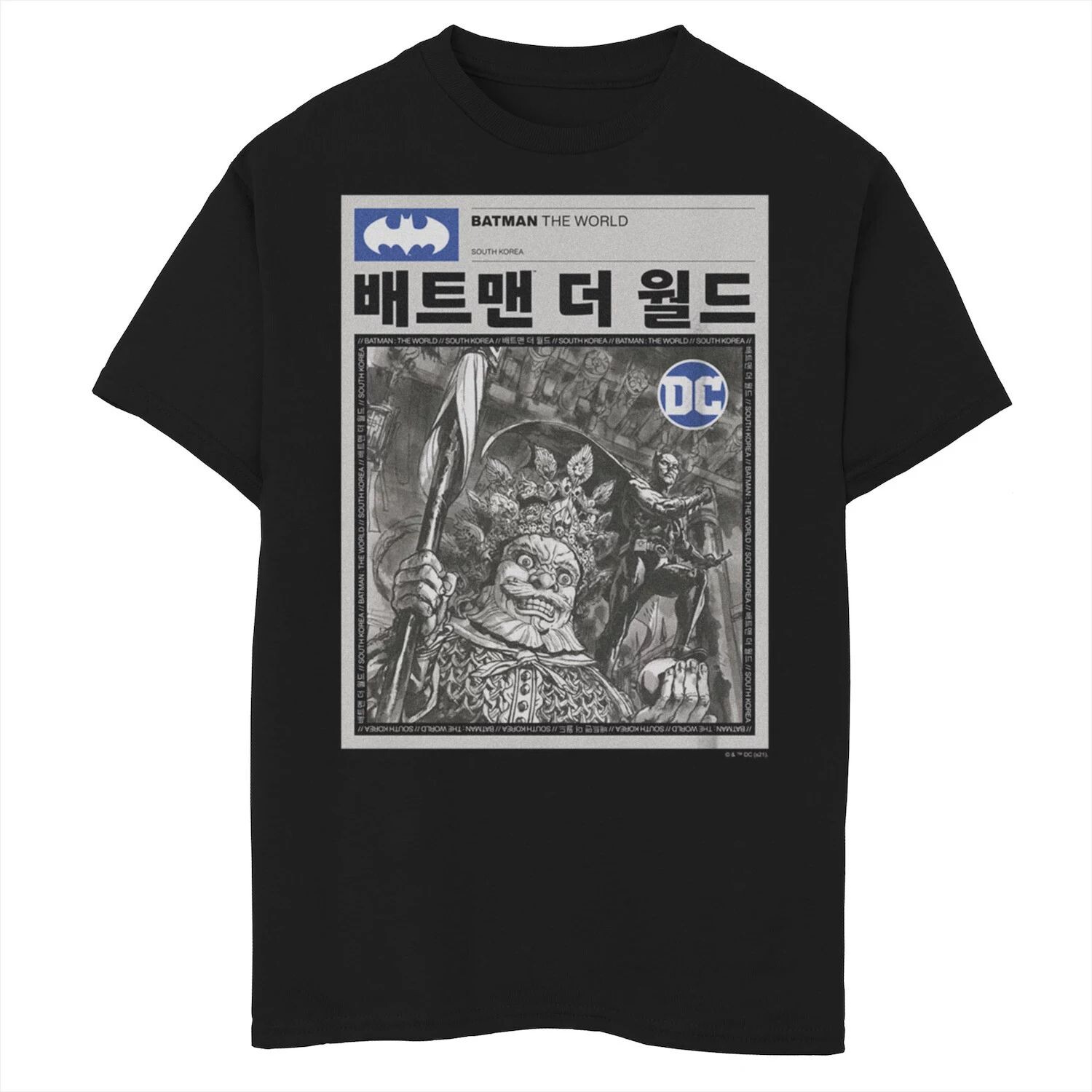 Футболка с графическим рисунком в стиле DC Comics для мальчиков 8–20 лет, постер с новостями в стиле кандзи, Бэтмен, мир Licensed Character
Футболка с графическим рисунком в стиле DC Comics для мальчиков 8–20 лет, постер с новостями в стиле кандзи, Бэтмен, мир Licensed Character