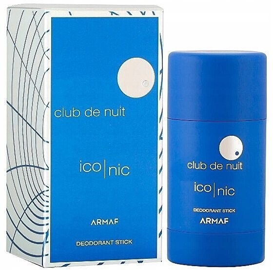 Armaf, Club De Nuit Blue Iconic Deostick, дезодорант, 75 г
Armaf, Club De Nuit Blue Iconic Deostick, дезодорант, 75 г