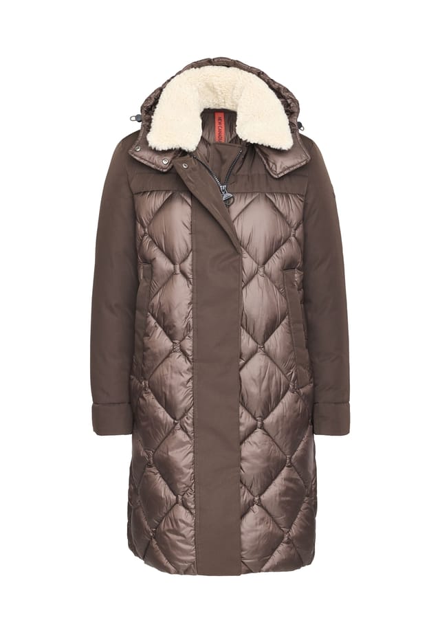 Стеганая куртка со съемным внутренним воротником New Canadian, коричневый
Стеганая куртка со съемным внутренним воротником New Canadian, коричневый