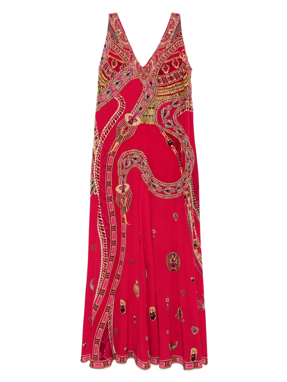 Расклешенный комбинезон с V-образным вырезом Camilla, красный
Расклешенный комбинезон с V-образным вырезом Camilla, красный