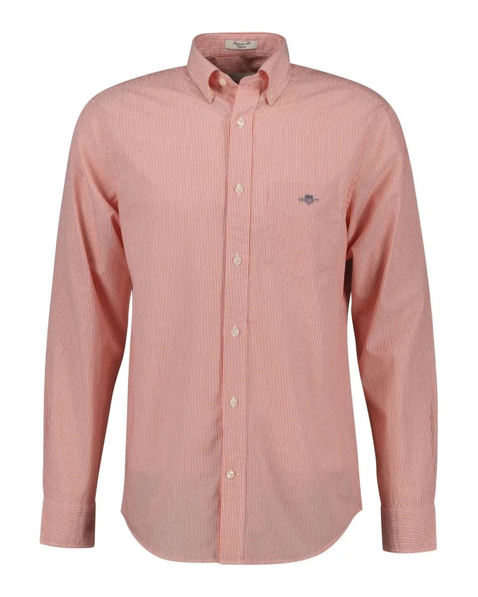 Мужская рубашка с длинным рукавом в полоску Gant, оранжевый
Мужская рубашка с длинным рукавом в полоску Gant, оранжевый