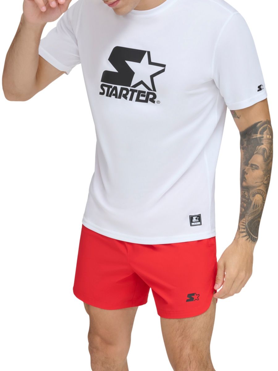 Футболка с коротким рукавом и логотипом Starter, белый
Футболка с коротким рукавом и логотипом Starter, белый