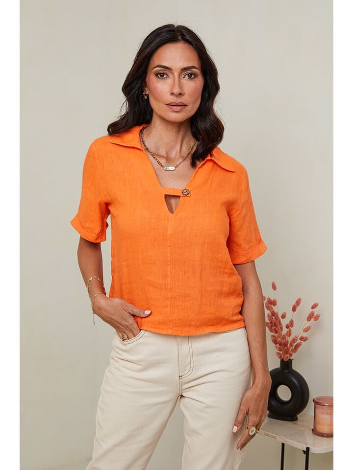 Блуза Le Monde du Lin, оранжевый
Блуза Le Monde du Lin, оранжевый