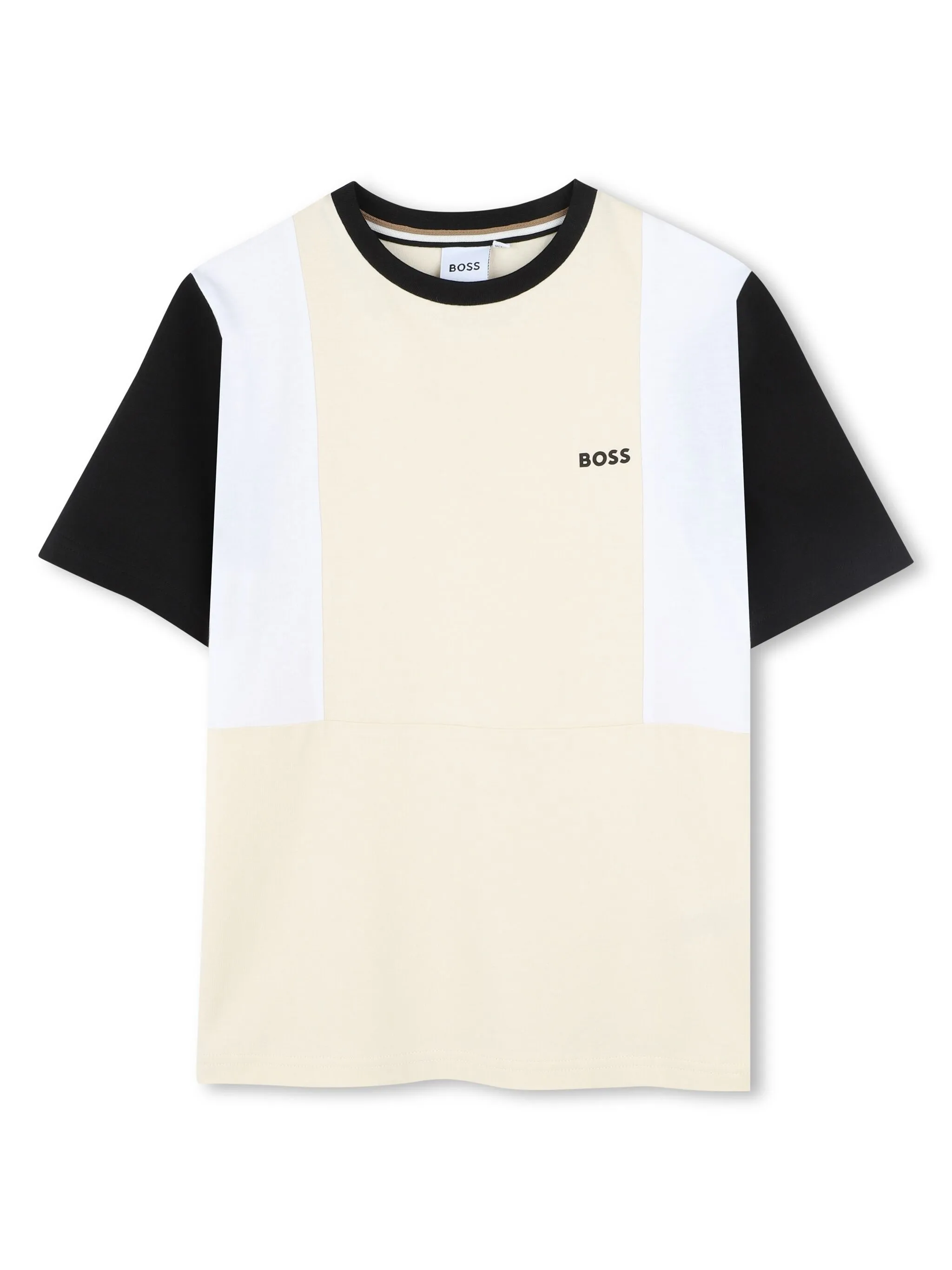 Футболка в стиле колор-блок Boss Kidswear, белый
Футболка в стиле колор-блок Boss Kidswear, белый