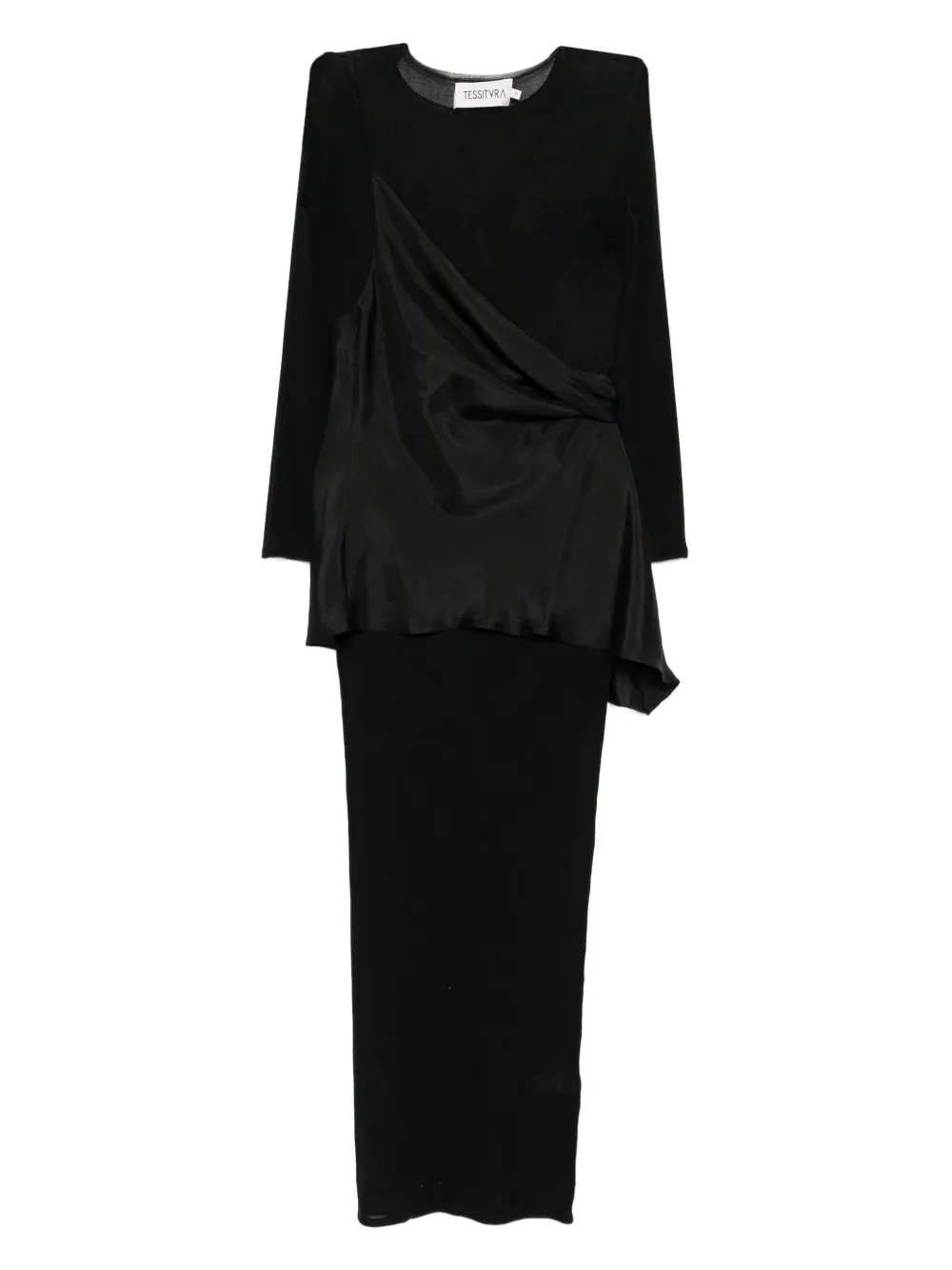 Платье с длинными рукавами Tessitura Body Couture, черный
Платье с длинными рукавами Tessitura Body Couture, черный