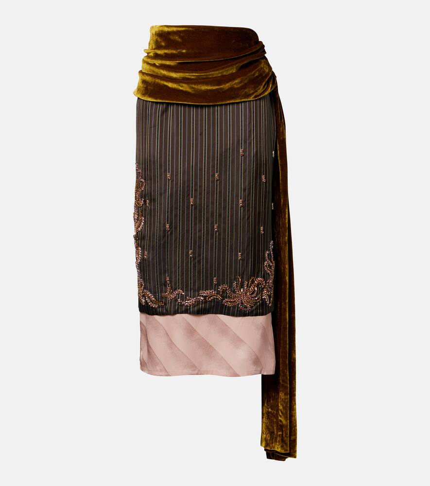 Свободная бархатная миди-юбка Dries Van Noten, Brown
Свободная бархатная миди-юбка Dries Van Noten, Brown
