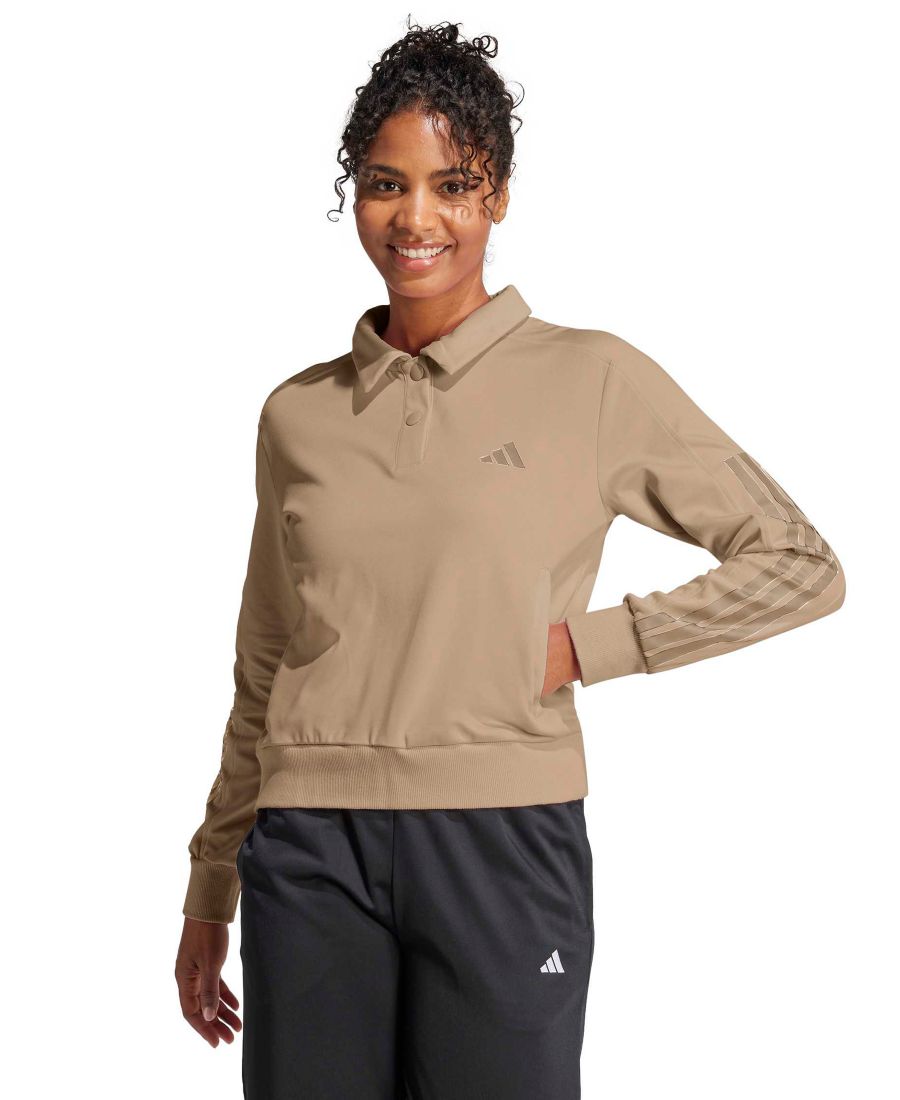 Женская культовая спортивная куртка с тремя полосками на кнопках Adidas, Warm Sandstone/warm Sandstone
Женская культовая спортивная куртка с тремя полосками на кнопках Adidas, Warm Sandstone/warm Sandstone