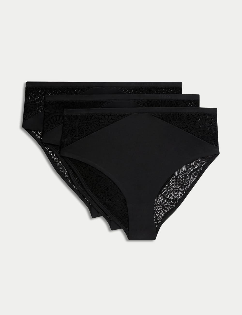 3 шт. мягкие бразильские трусики с высокой талией Body by Marks & Spencer, черный
3 шт. мягкие бразильские трусики с высокой талией Body by Marks & Spencer, черный