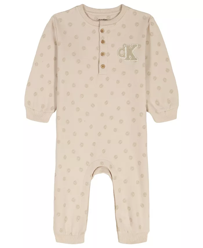 Детский комбинезон с круглым вырезом для мальчиков и девочек Calvin Klein, загар/бежевый
Детский комбинезон с круглым вырезом для мальчиков и девочек Calvin Klein, загар/бежевый