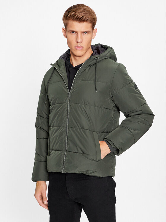 Серый пуховик стандартного кроя Only & Sons, зеленый
Серый пуховик стандартного кроя Only & Sons, зеленый