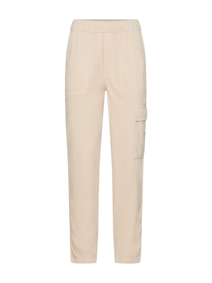 Брюки-карго из чистого хлопка цвета слоновой кости Camel Active
Брюки-карго из чистого хлопка цвета слоновой кости Camel Active