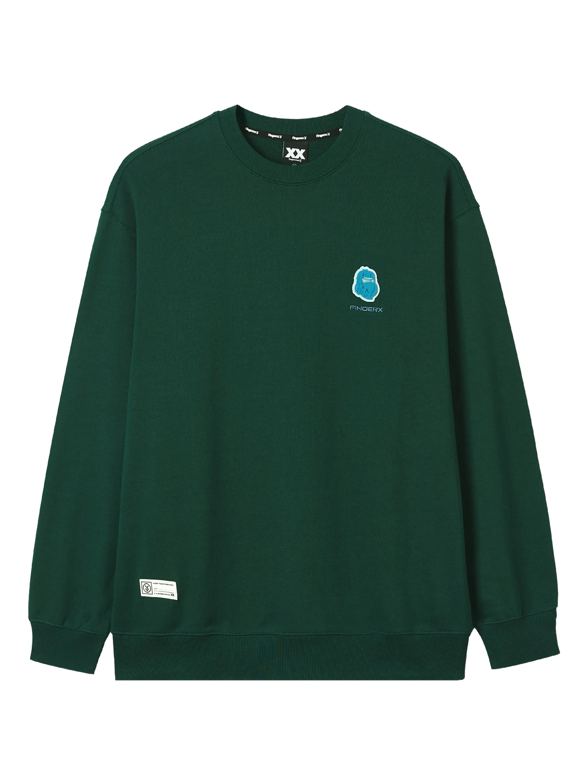 Толстовка с вышитым логотипом Fingercroxx, зеленый
Толстовка с вышитым логотипом Fingercroxx, зеленый