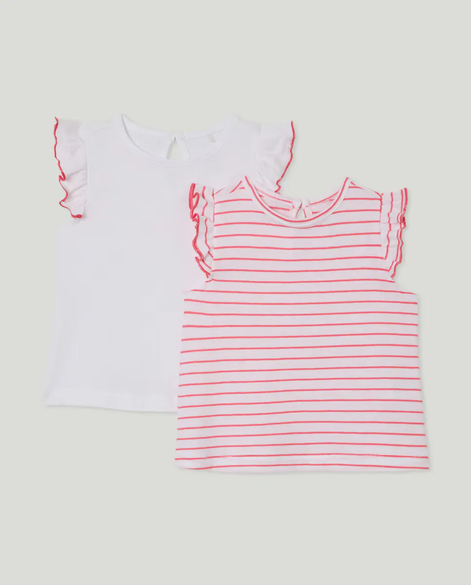 Набор футболок для девочки Baby El Corte Inglés, цвет Rosa
Набор футболок для девочки Baby El Corte Inglés, цвет Rosa