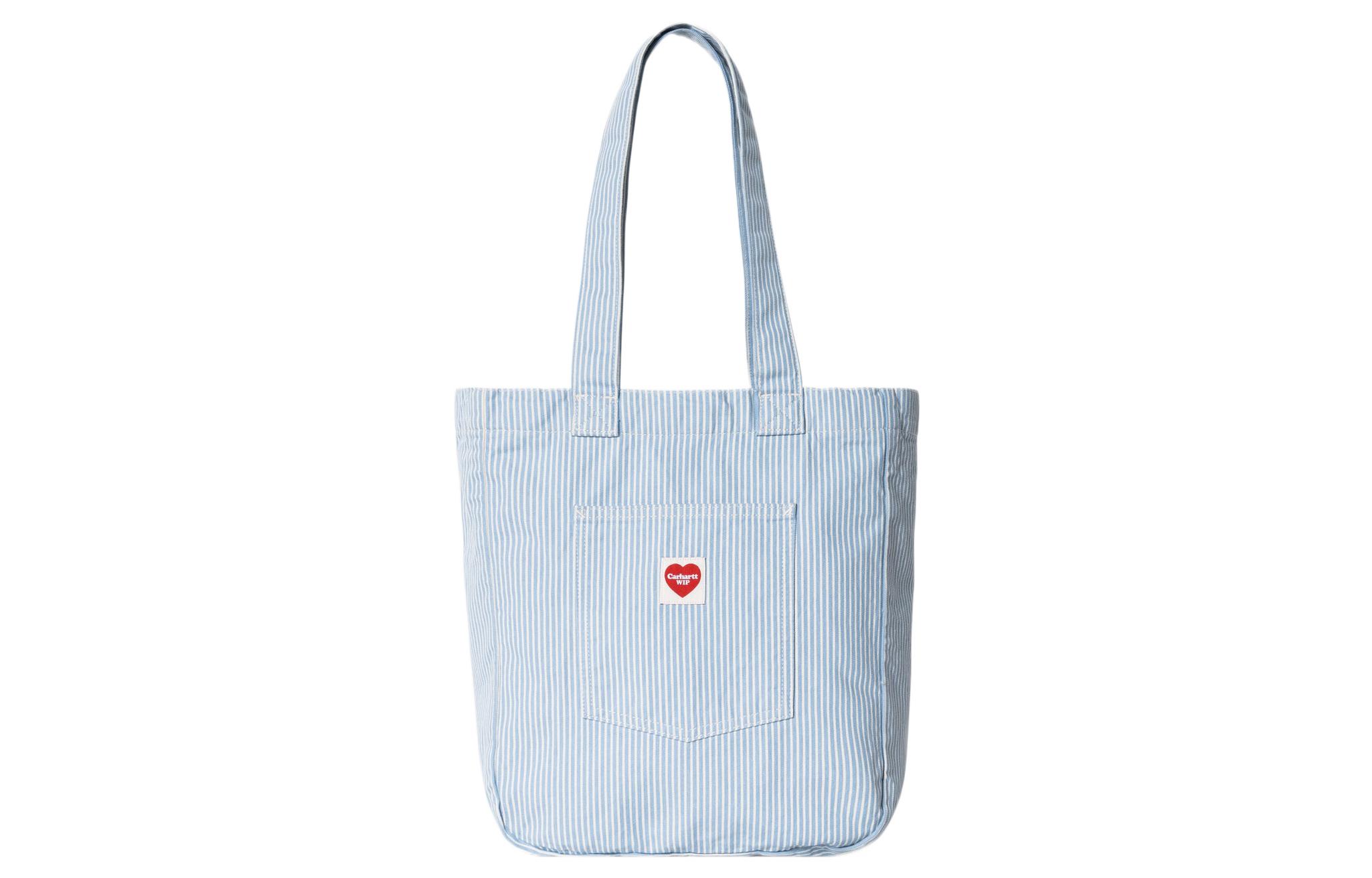 Carhartt WIP Хлопковая сумка-шоппер унисекс сине-белая
Carhartt WIP Хлопковая сумка-шоппер унисекс сине-белая