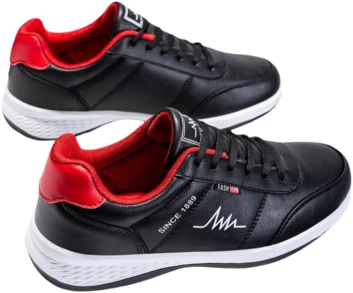 Мужские повседневные спортивные кроссовки - противоскользящие и прочные для активного отдыха и бега - для путешествий Fusecottc, черный
Мужские повседневные спортивные кроссовки - противоскользящие и прочные для активного отдыха и бега - для путешествий Fusecottc, черный