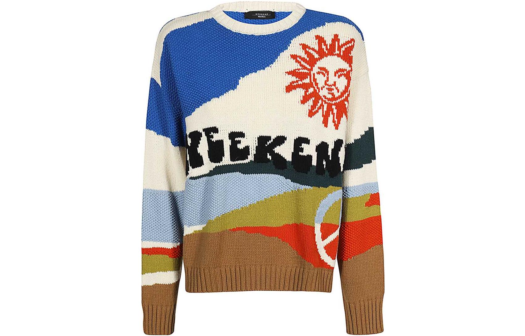 Свитер женский разноцветный WEEKEND MaxMara, мультиколор
Свитер женский разноцветный WEEKEND MaxMara, мультиколор