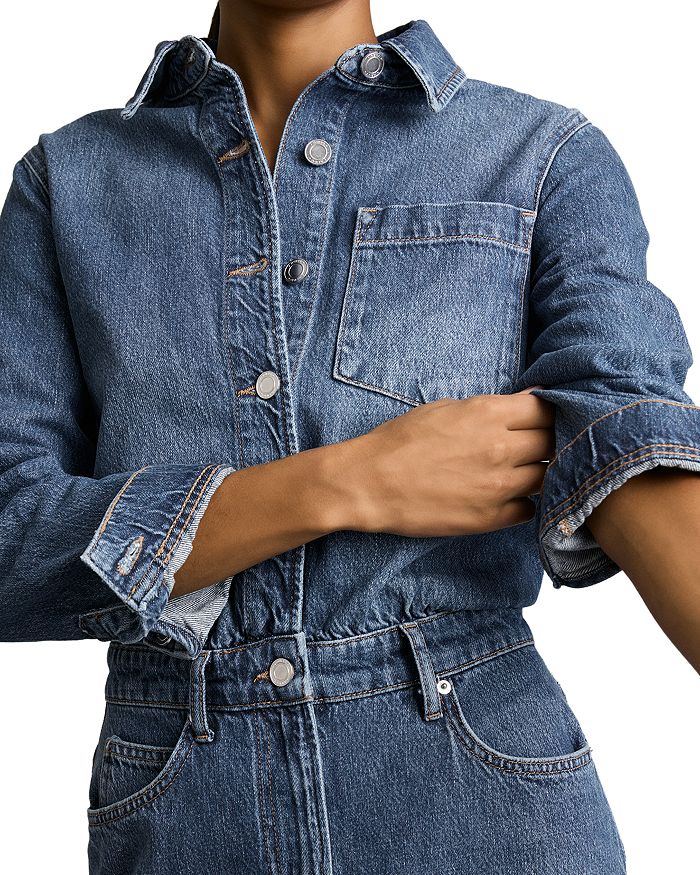 Платье-миди из денима Terra REISS, синий
Платье-миди из денима Terra REISS, синий