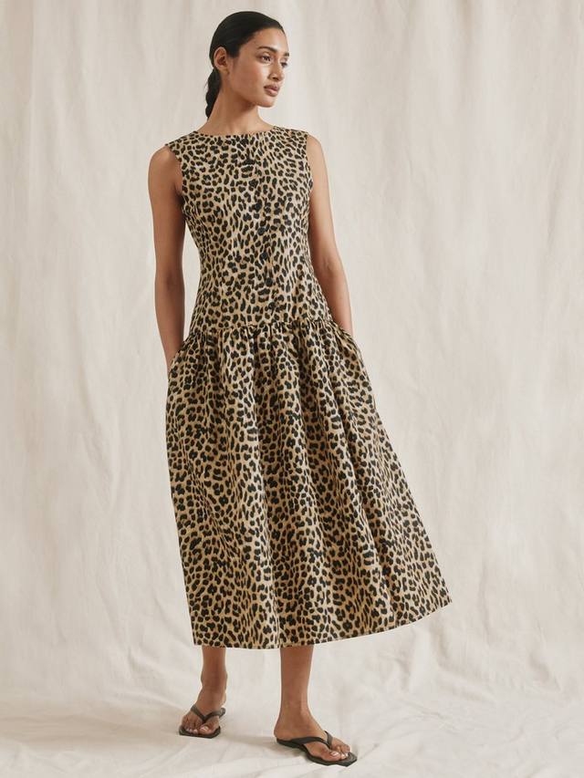 Платье из чистой органической хлопчатобумажной ткани с жилетом в стиле animal print Albaray, Brown/Multi
Платье из чистой органической хлопчатобумажной ткани с жилетом в стиле animal print Albaray, Brown/Multi