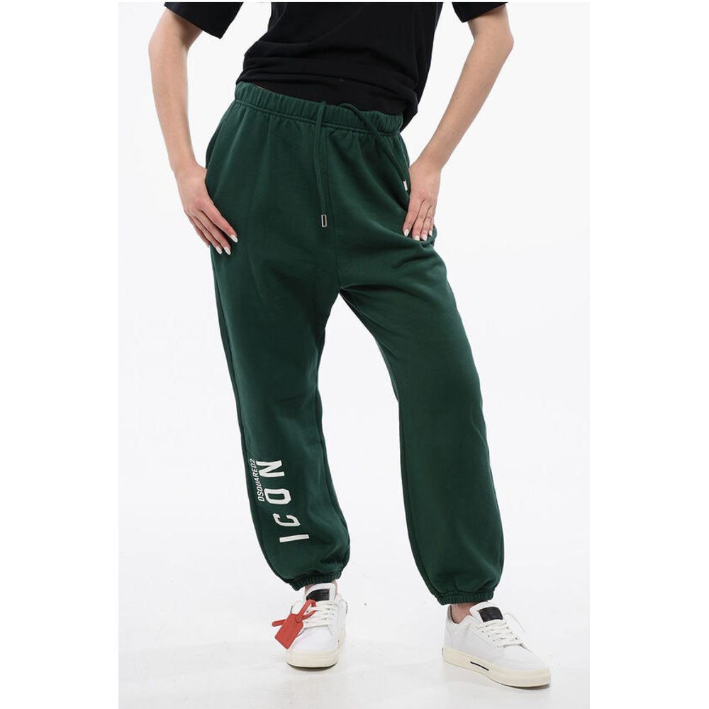 Хлопковые джоггеры с завязкой на талии Dsquared2, Army
Хлопковые джоггеры с завязкой на талии Dsquared2, Army