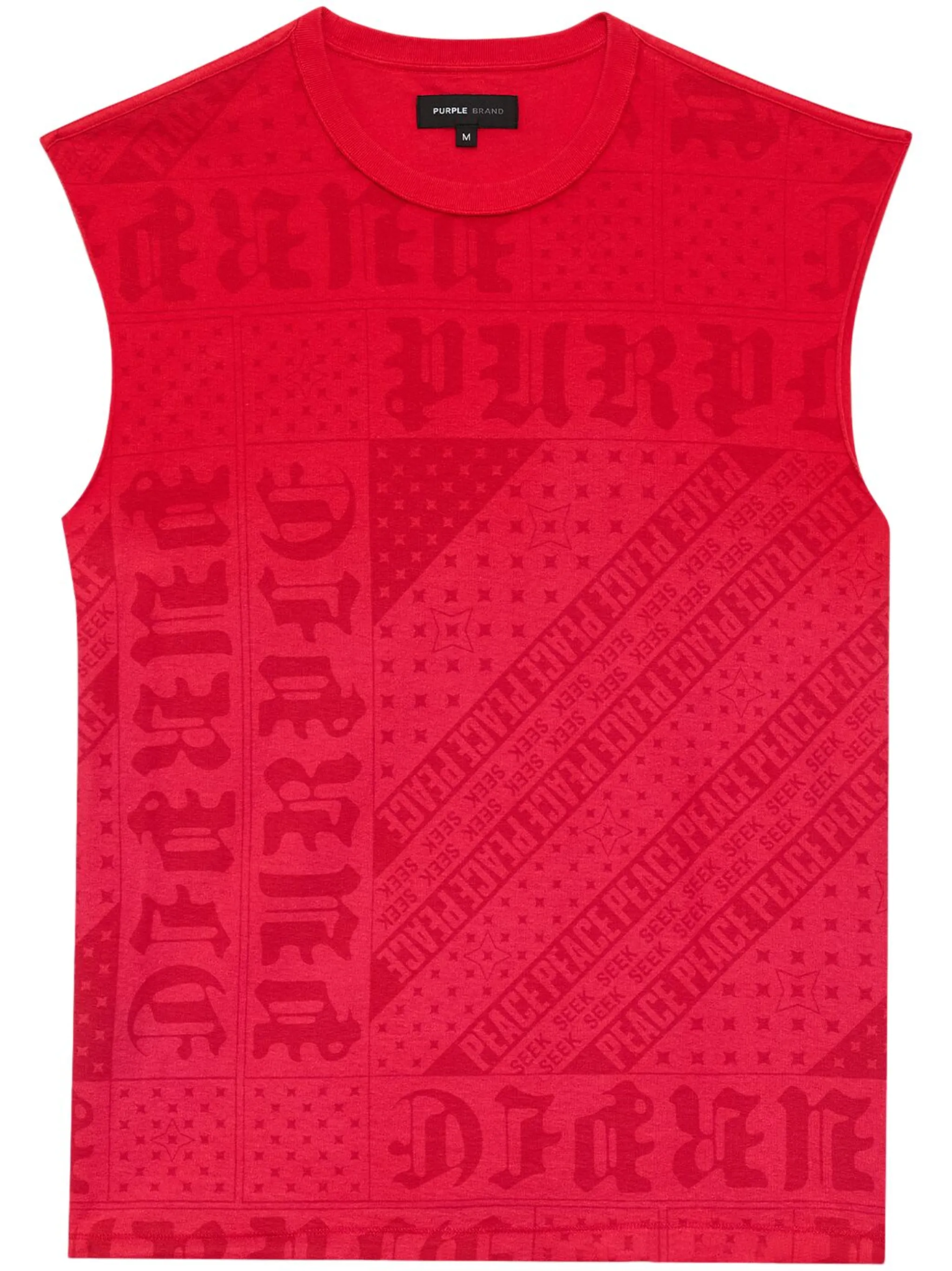 Топ с круглым вырезом и логотипом Purple Brand, красный
Топ с круглым вырезом и логотипом Purple Brand, красный